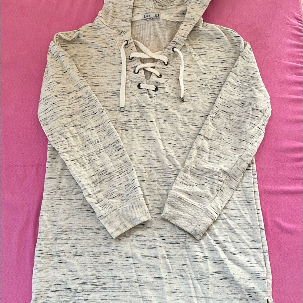 Tunic Sweatshirt with Hood